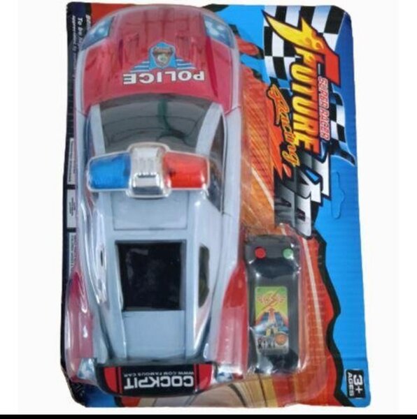 Voiture de police télécommandée pour enfant