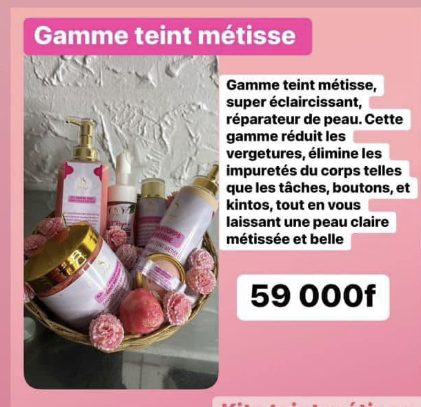 Gamme teint métisse