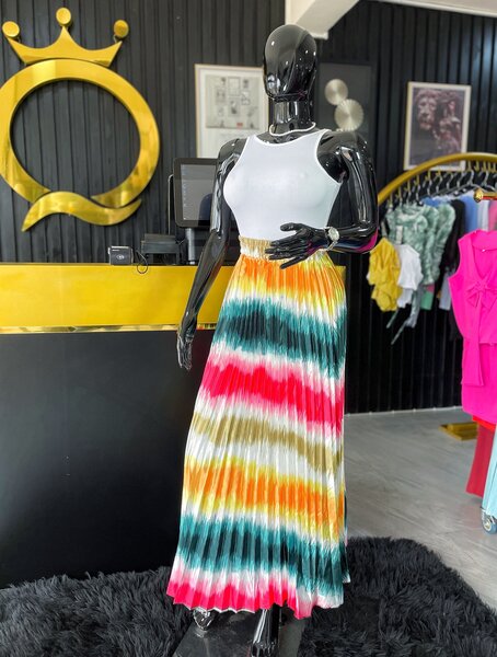 PLEATED DRESS