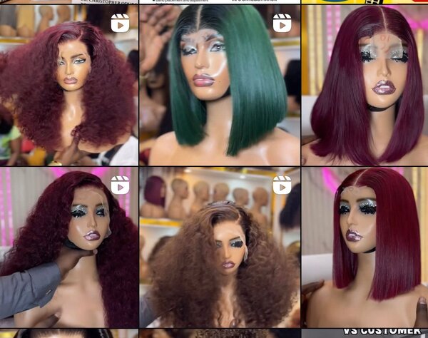 Wig cap premium hair wig