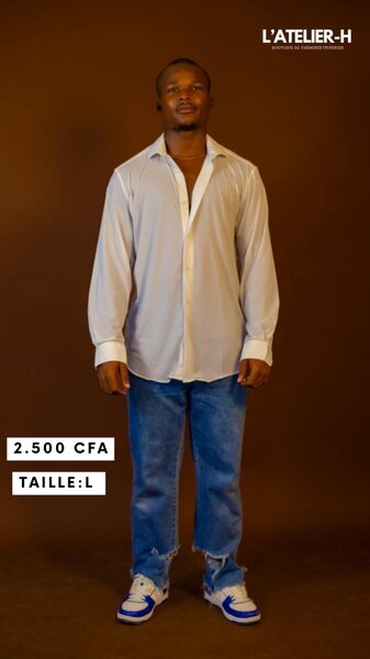 Chemise Blanche Classique Homme