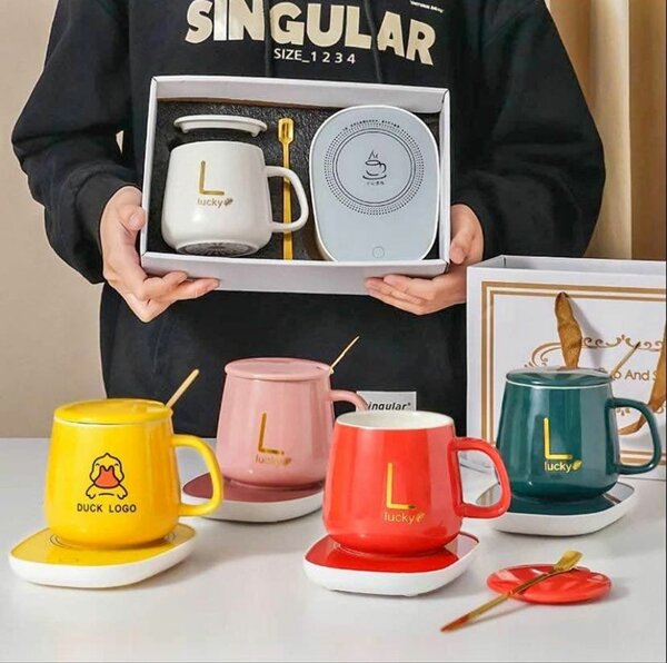 Tasse chauffante électrique à café