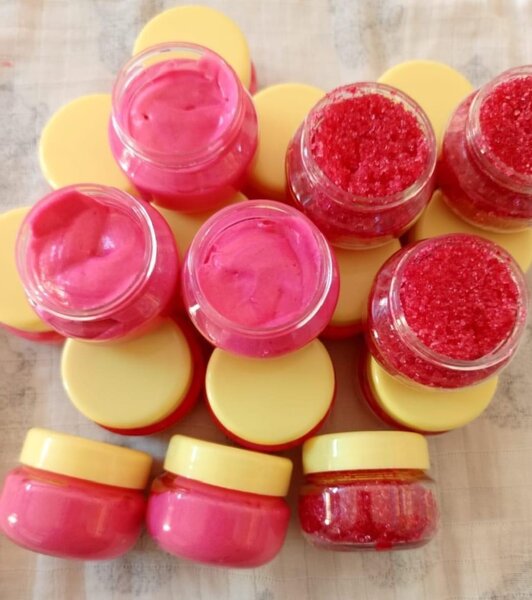 Crème lèvres rose