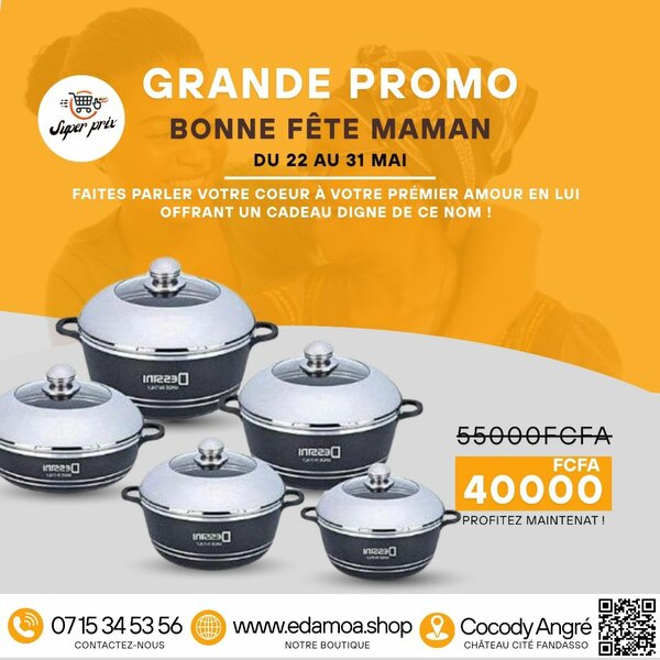 Ensemble casseroles