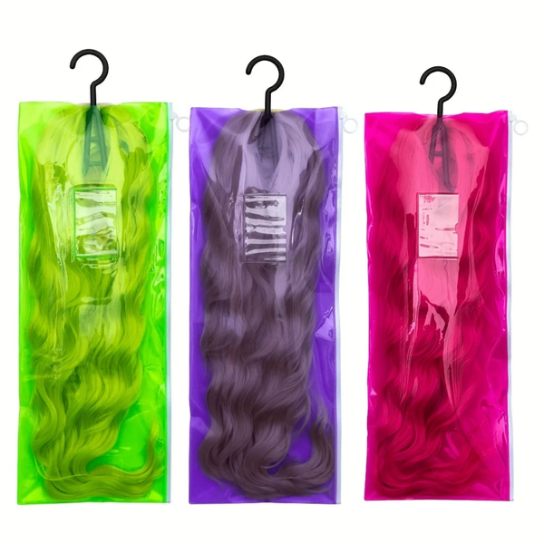 Grand sac à perruque PVC
