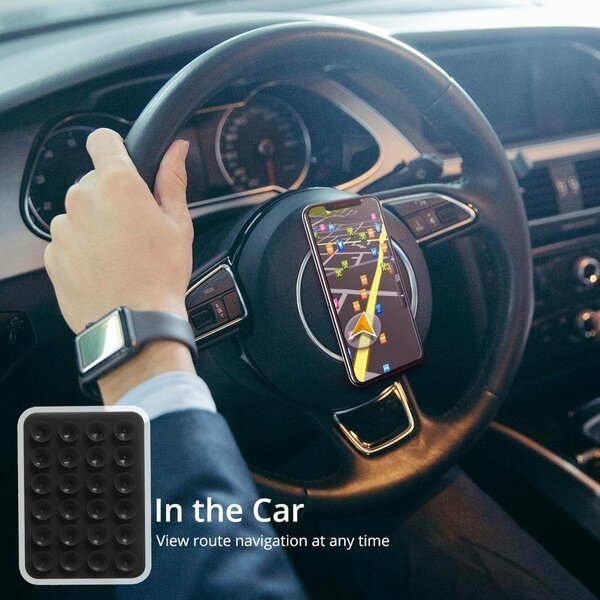 Silicon phone suction grip