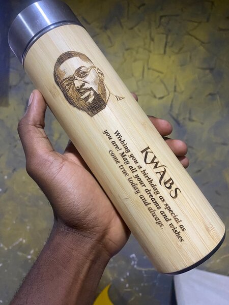 Bamboo bottle