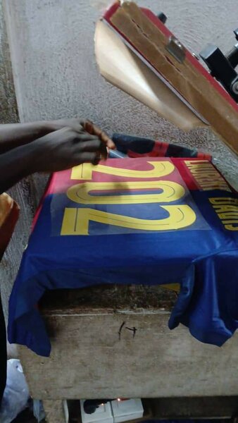 Customising of jerseys