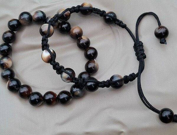 Bracelet en perles ajustable