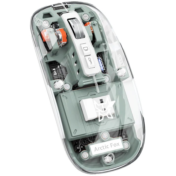 Transparent Bluetooth Wireless Mouse - Rechargeable