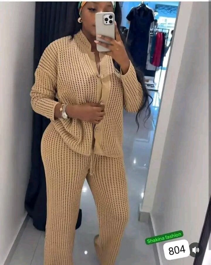 Ensemble décontracté en tricot