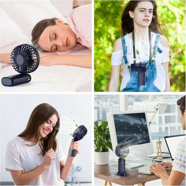 Ventilateur portatif avec affi