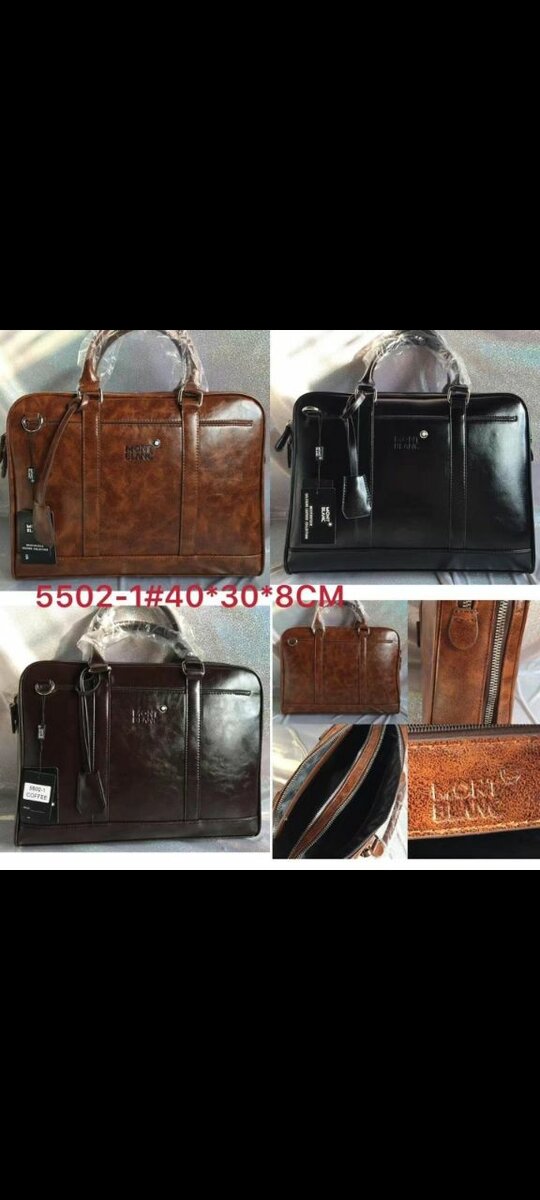 Porte-documents en cuir élégant