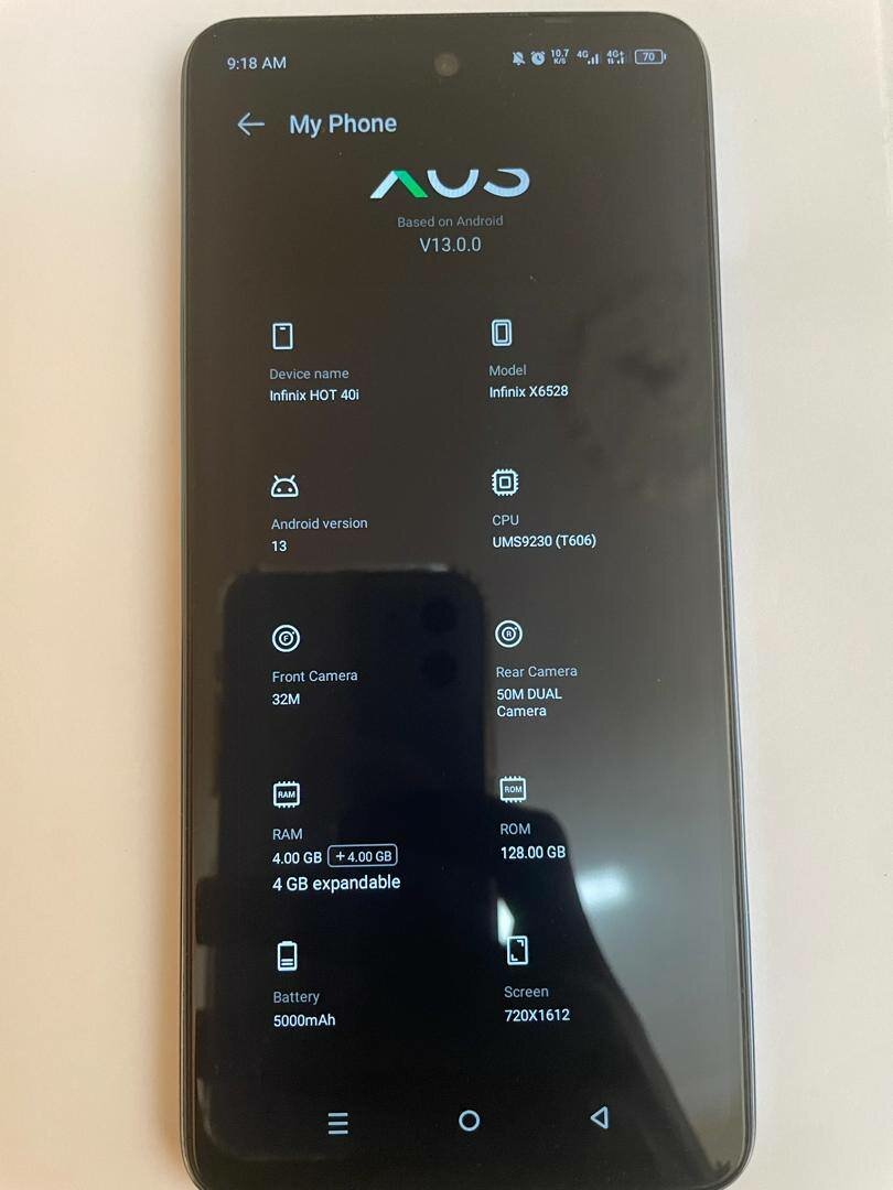 Infinix hot40i