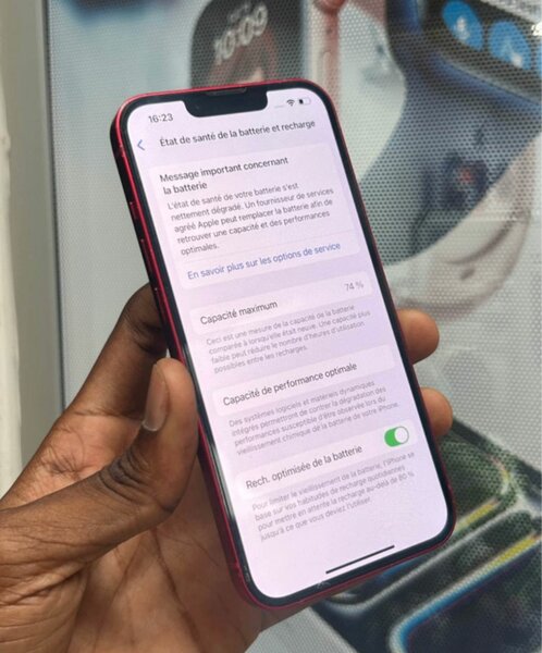 iPhone Rouge 128Go Débloqué