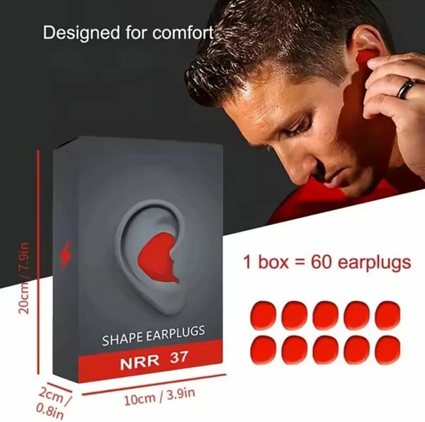 Bouchons d'oreille moulables pour adultes