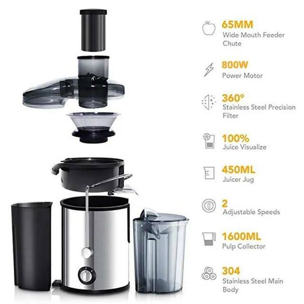 EXTRACTEUR DE JUS SOKANY 4000 800W
