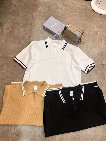 Polo Homme Rayé Élégant