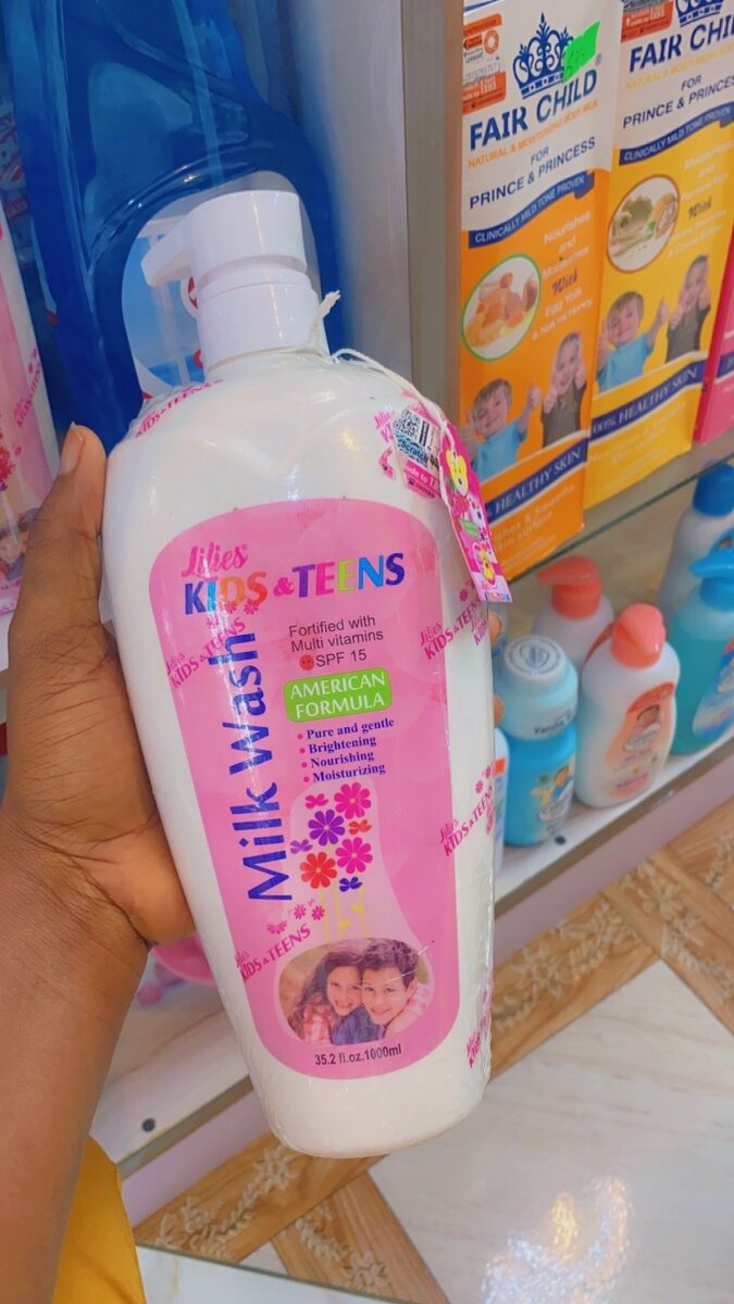 Lilies kids &Teens Milk Wash