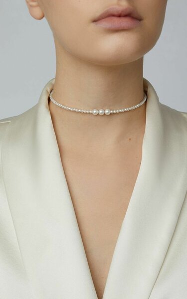 Collier perles élégantes