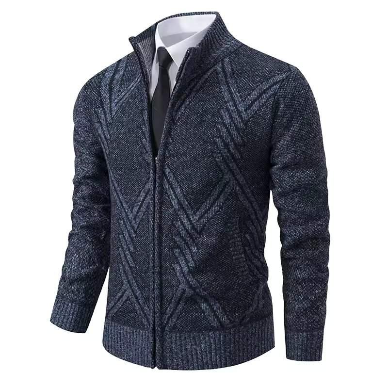Cardigan homme zippé élégant