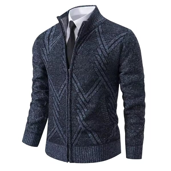 Cardigan homme zippé élégant
