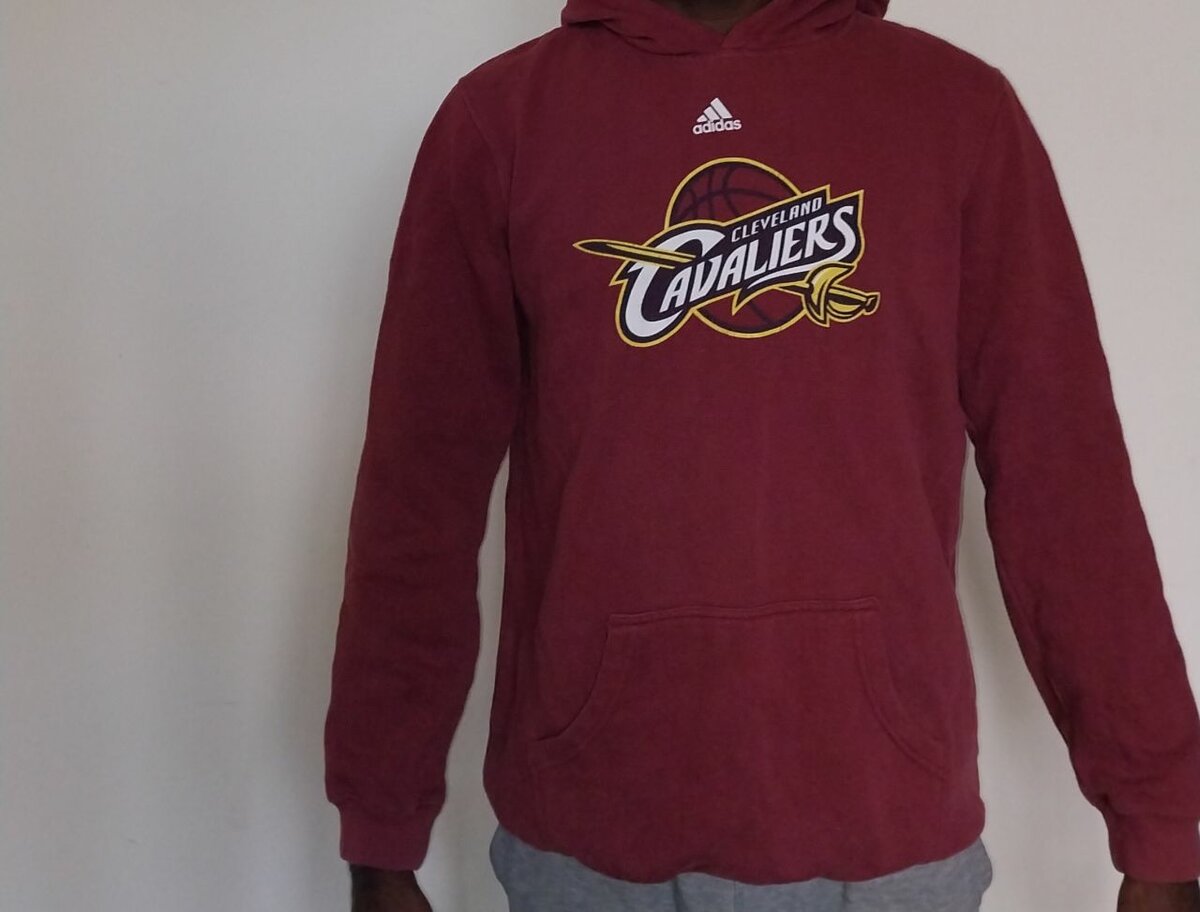 Red Adidas hoodie