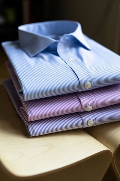 Chemise en Coton Rayée
