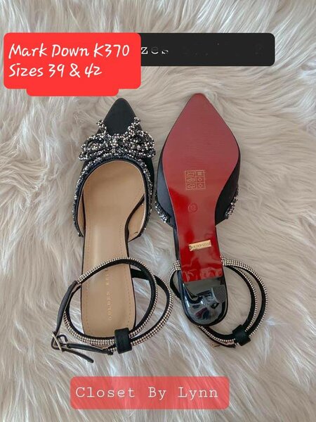 black sandals