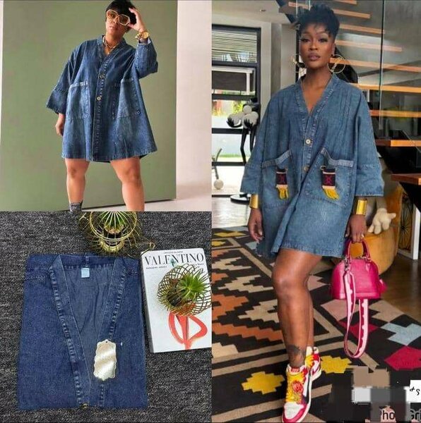 Robe en jeans