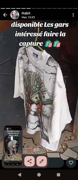 T-shirt graphique tendance