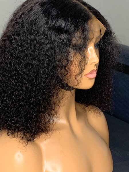 Wet curls wig