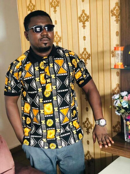 Polo imprimé africain chic