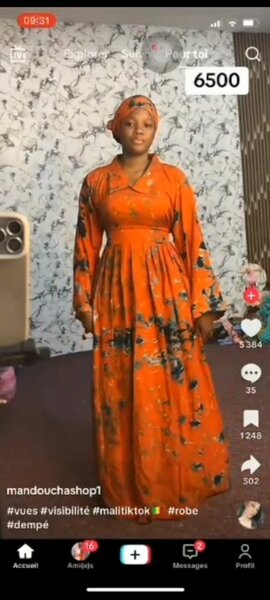 Robe Maxi Bohème Femme