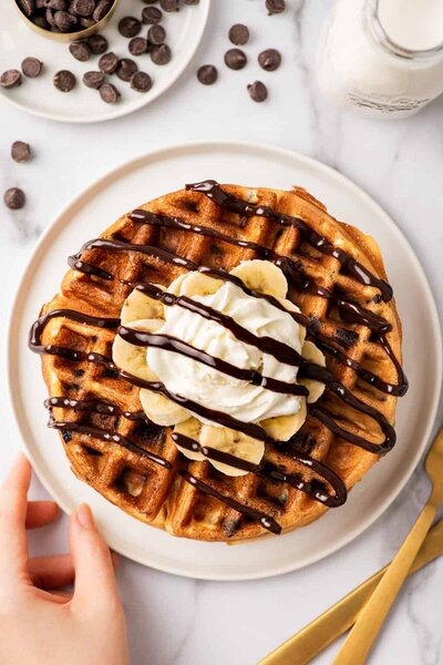 Gaufre au chocolat
