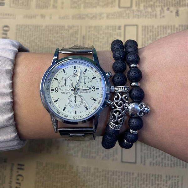 Men set watch