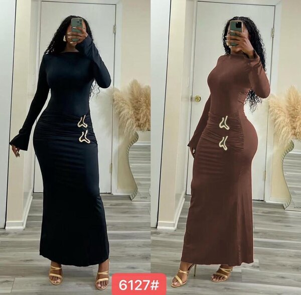 Robe longue moulante élégante