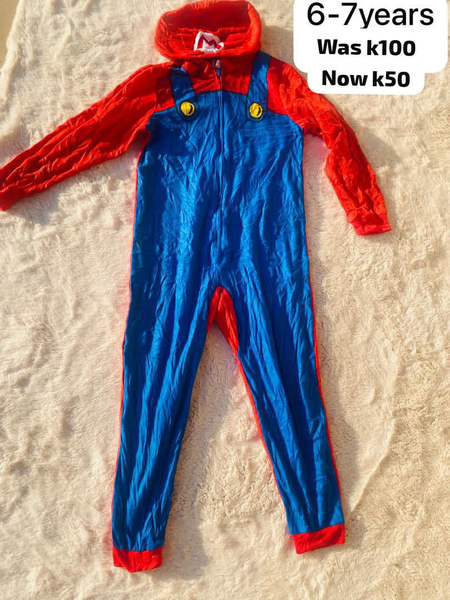 Romper bleu rouge