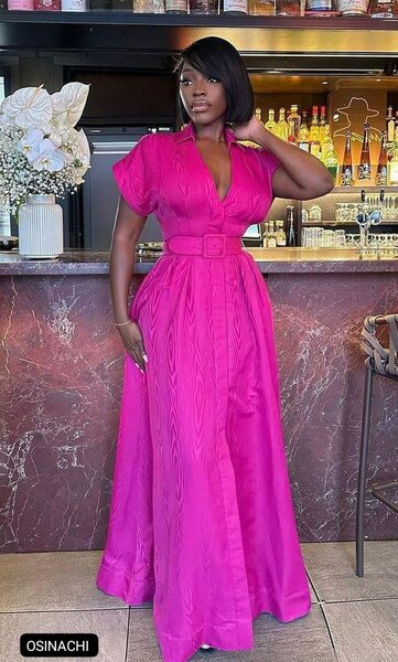 Cotton long dress