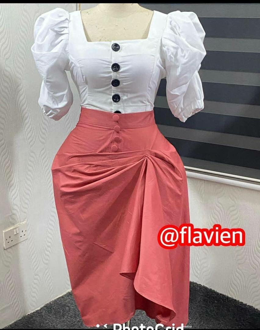Robe Élégante Bicolore