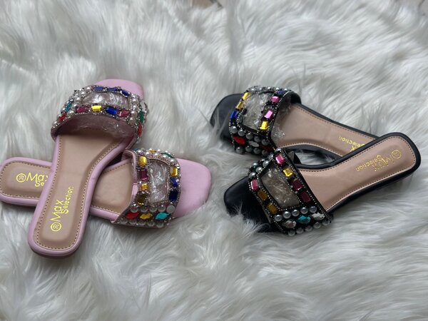 Sandales pour femme perles