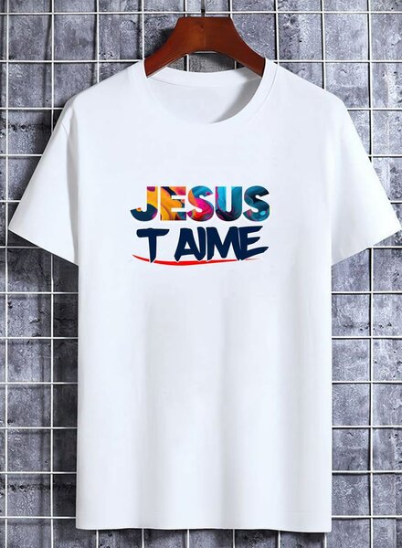 T-shirt imprimé unisexe