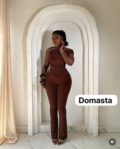 Complet pantalon marron