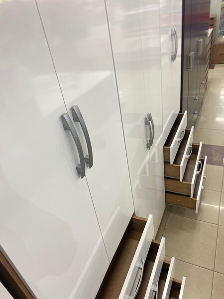 Oak white wardrobe