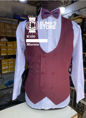red men's vest
