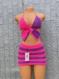 Ensemble Crochet Éclatant Été