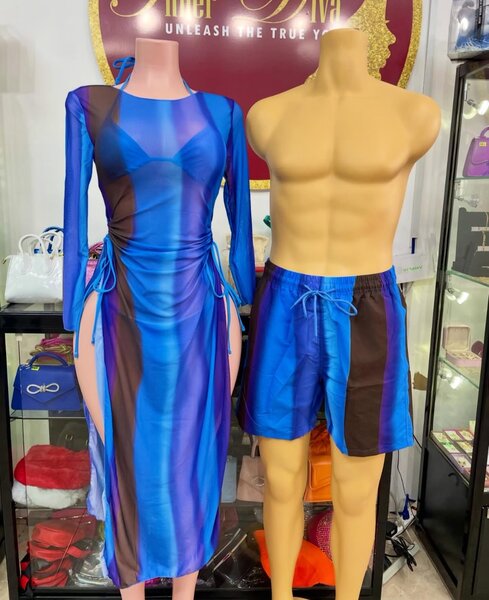 Blue swimming suit