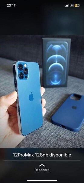 iPhone 12 Pro Max 128GB Bleu