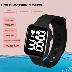 Montre électronique Tactile LED, Grande Montre Numérique, Mode Simple