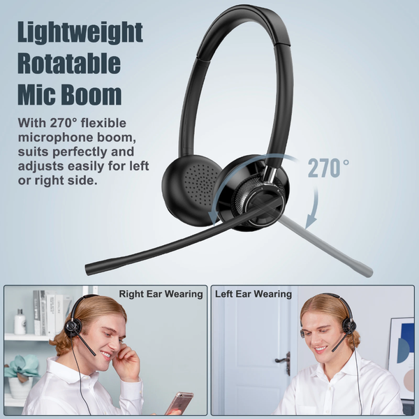 Casque USB avec Micro flexible